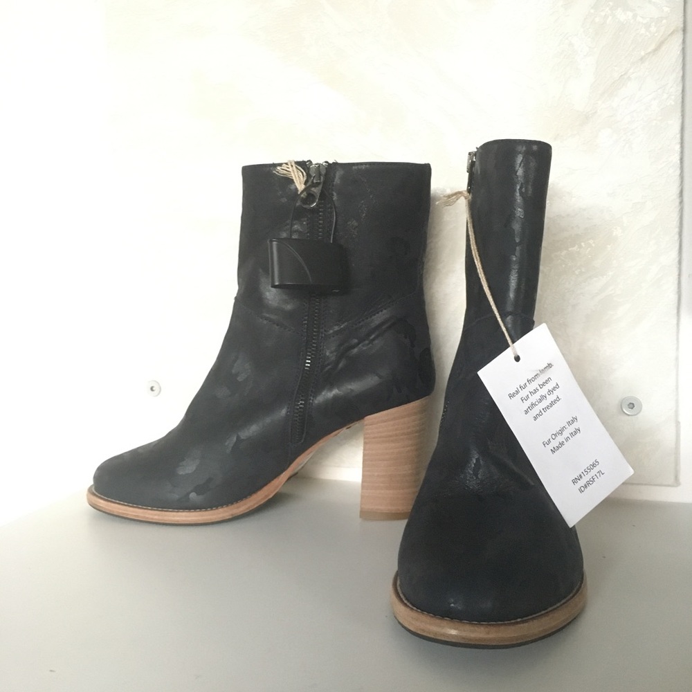 Ross & Snow Renata boots leather made in Italy